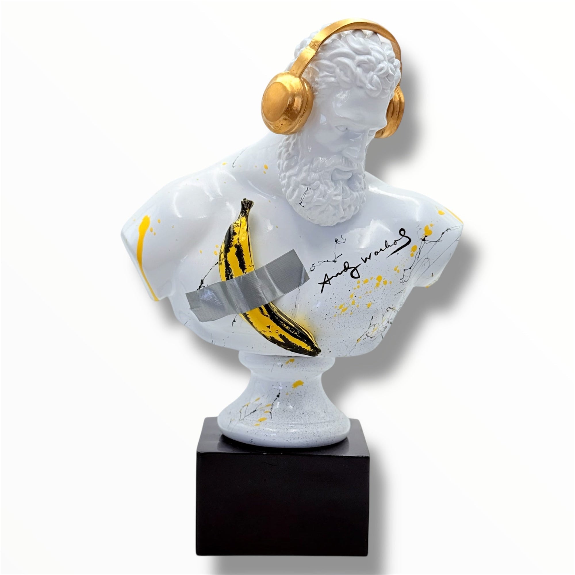 And Iconic DJ Hercules Pop Art Comedian Sculpture