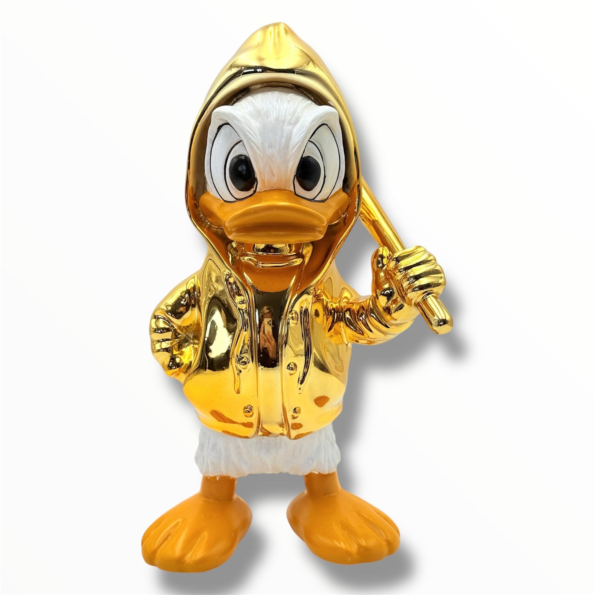 And Iconic Duxx Gold Chrome Duck Sculpture