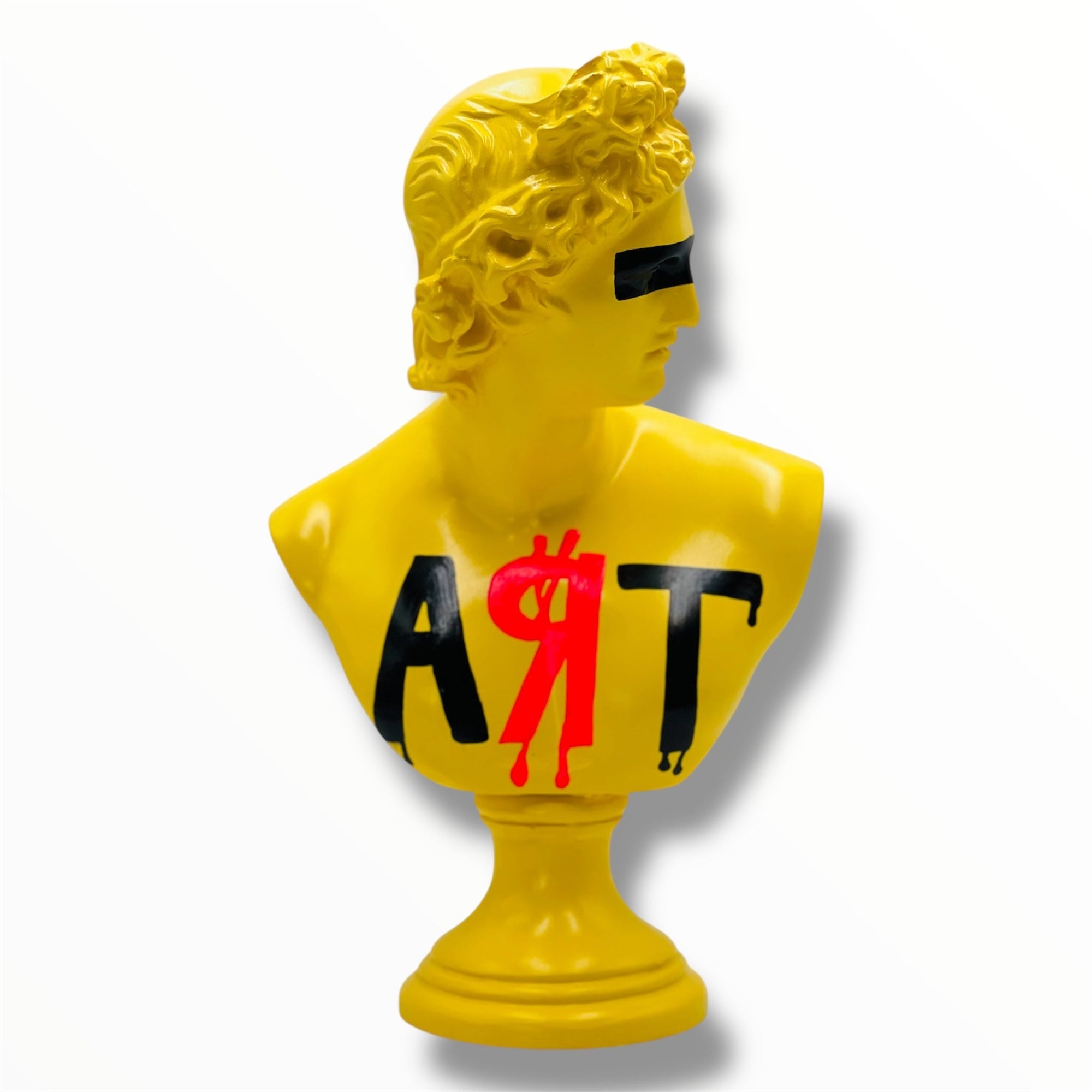 And Iconic Apollo Belvedere Sculpture Leaking Art Style