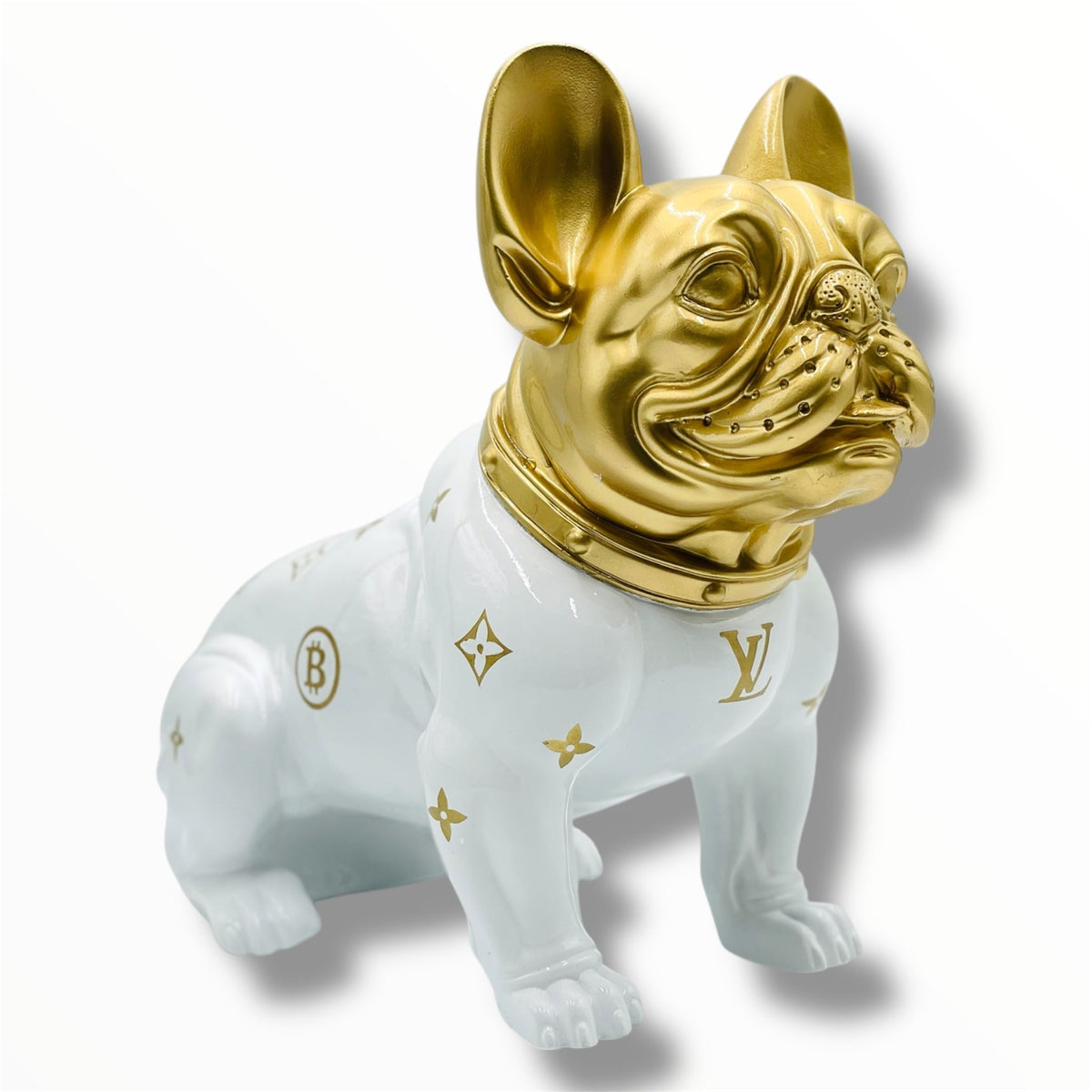 And Iconic French Bulldog Sculpture Luxury Pattern Style