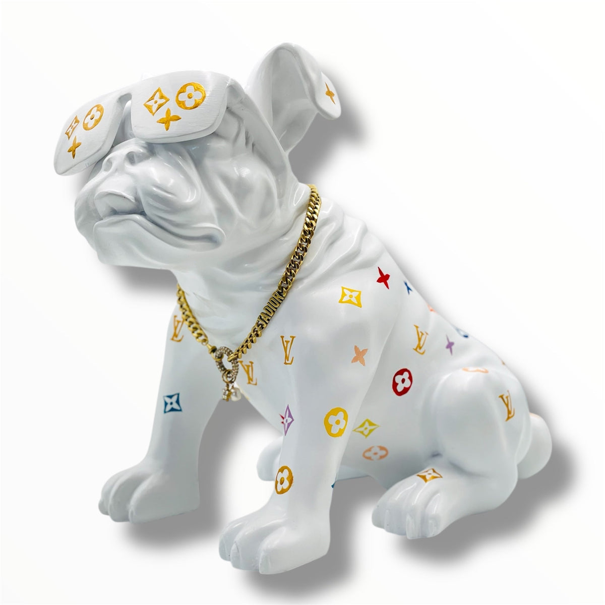 And Iconic British Bulldog Sculpture Luxury Pattern Style