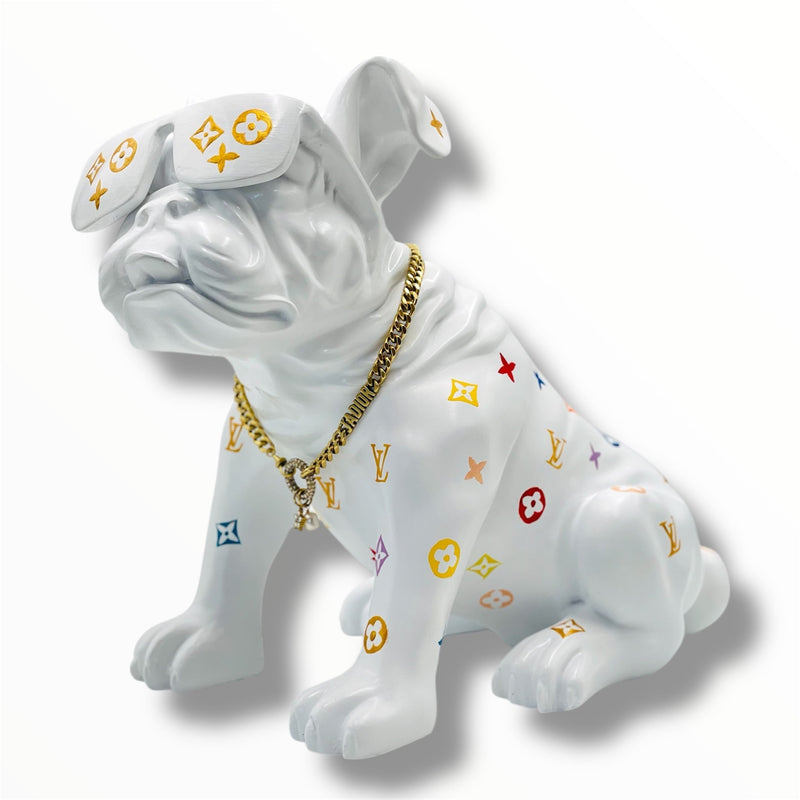 British Bulldog Sculpture - Louis Vuitton Edition - HT Animal Supply image 1