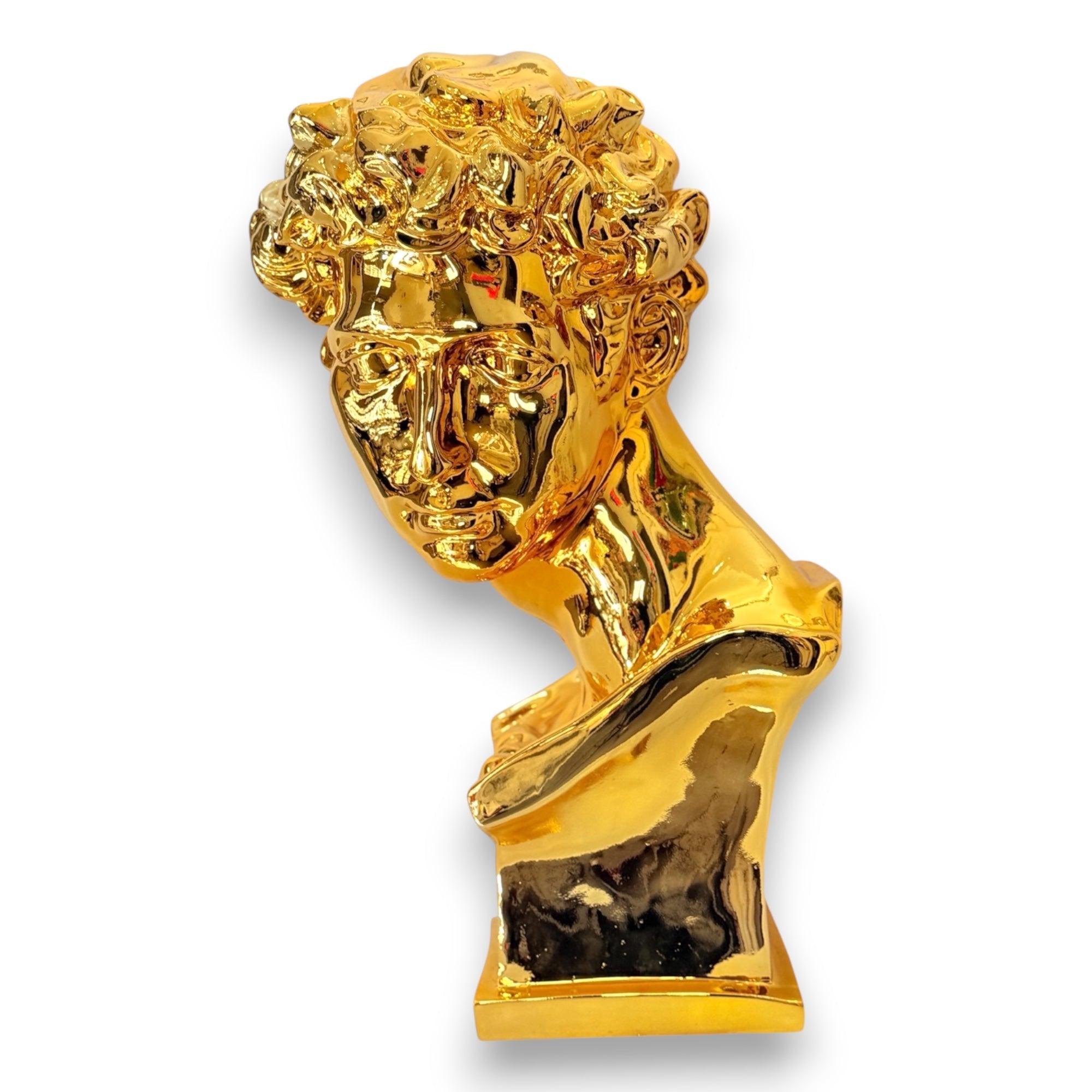 And Iconic Giuliano de Medici Sculpture Gold Chrome Style