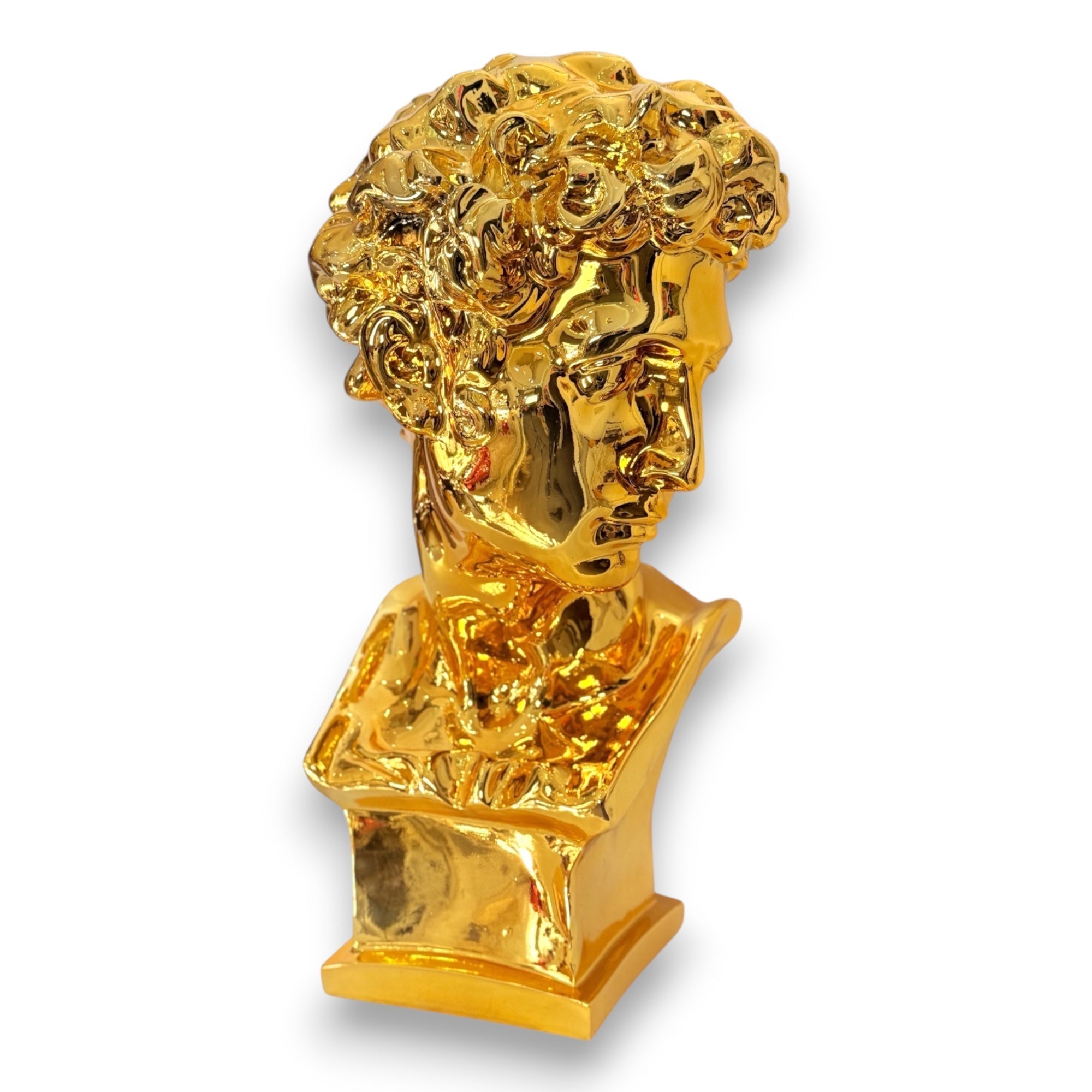 And Iconic Giuliano de Medici Sculpture Gold Chrome Style