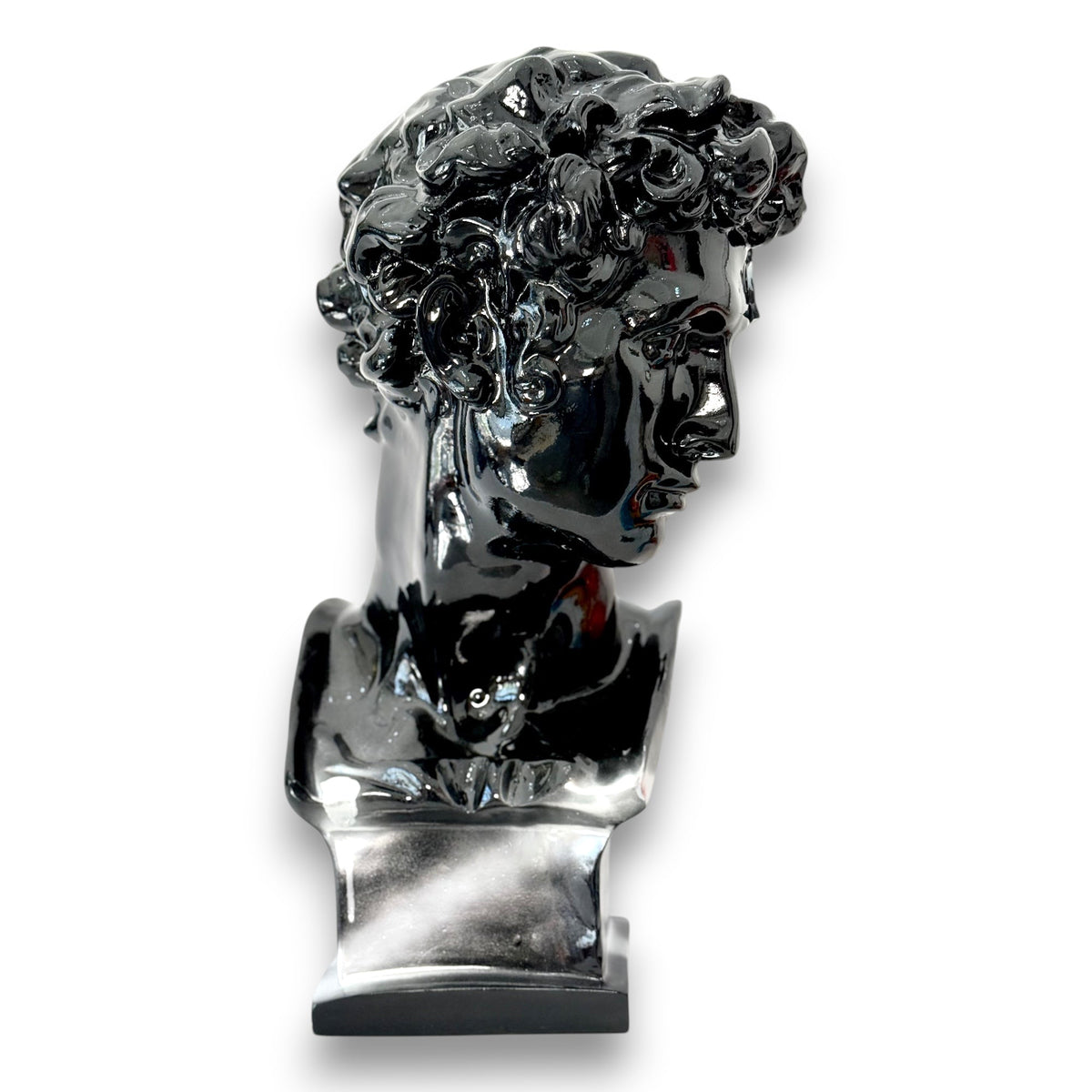 And Iconic Giuliano de Medici Bust Black Mirror Mosaic Style
