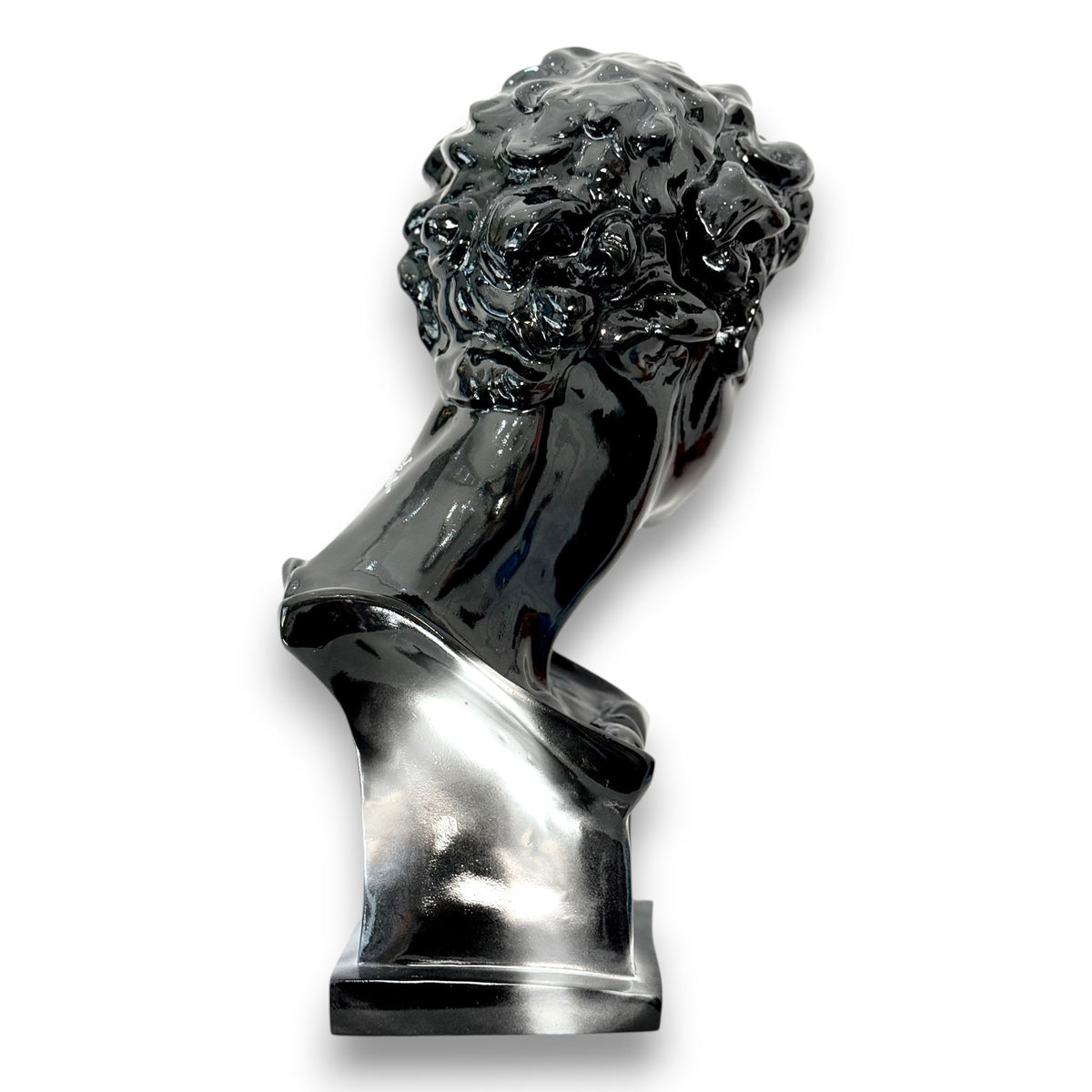 And Iconic Giuliano de Medici Bust Black Mirror Mosaic Style