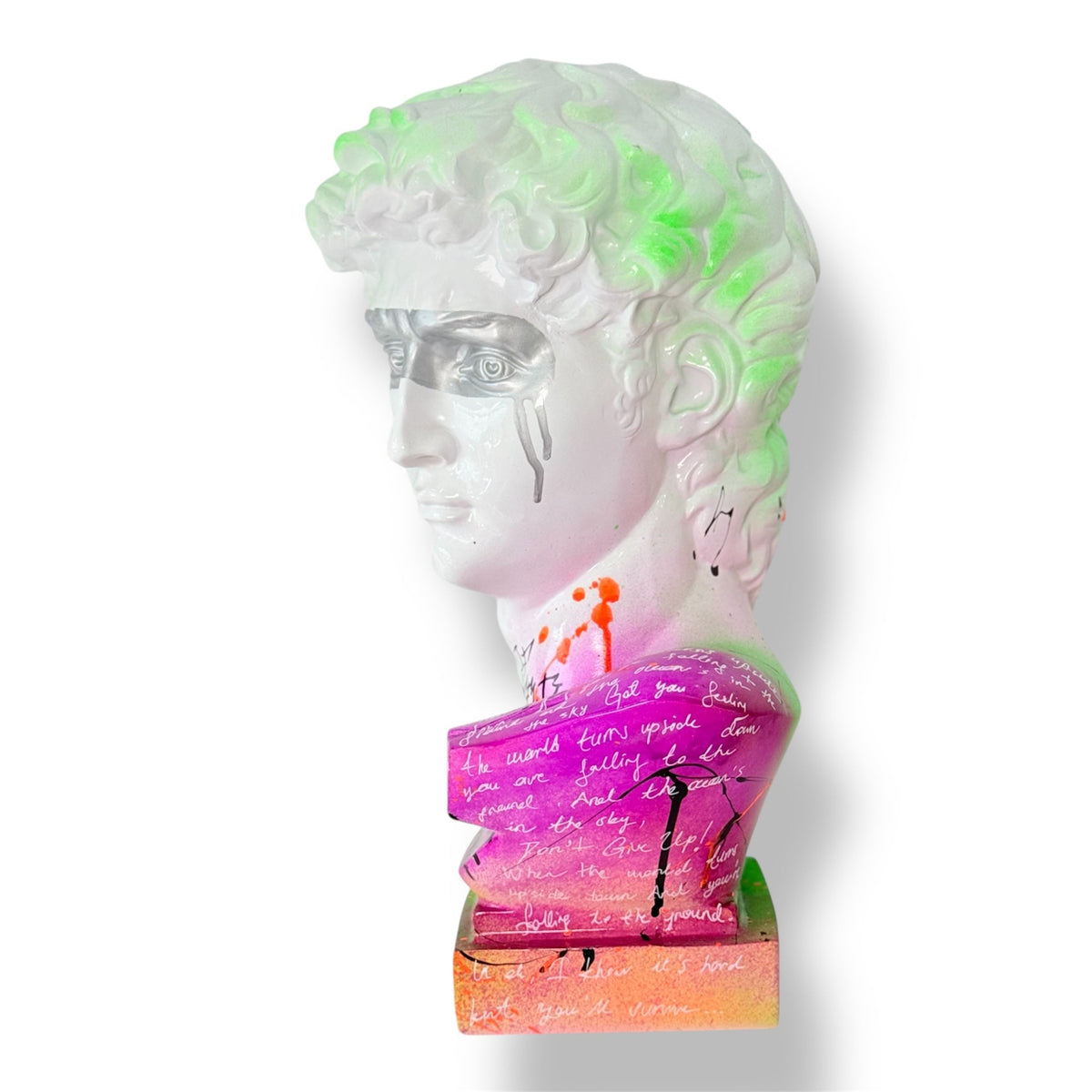 And Iconic Pop Art David Sculpture Graffiti Pop Art Style