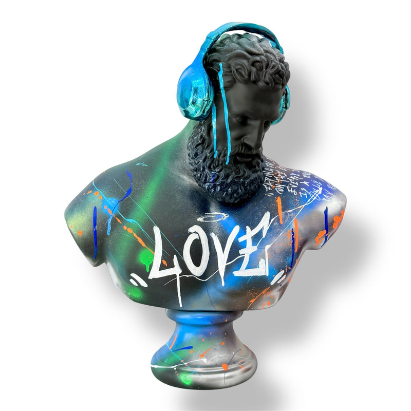 DJ Hercules Statue 60cm - Love Graffiti Edition - HT Animal Supply image 1