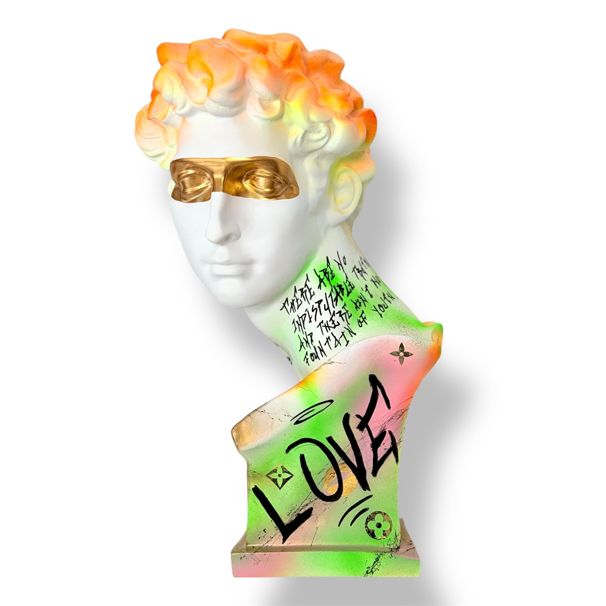 Neon Giuliano de' Medici Bust - Love Graffiti Edition - HT Animal Supply image 1