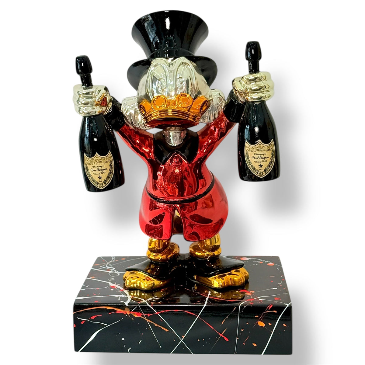 And Iconic Pop Art Duck Champagne Sculpture