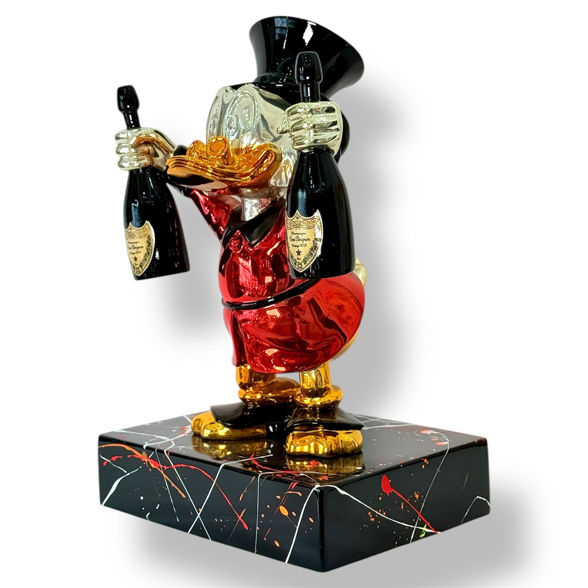 And Iconic Pop Art Duck Champagne Sculpture