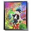 And Iconic Love and Money Graffiti Canvas Wall Art