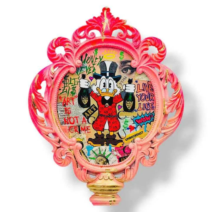 And Iconic Champagne Duck Pop Art Wall Art