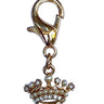 Tiny Crown w/ Pearls Dog Collar Charm