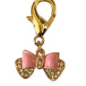 Parisian Bow, Pink Collar Charm