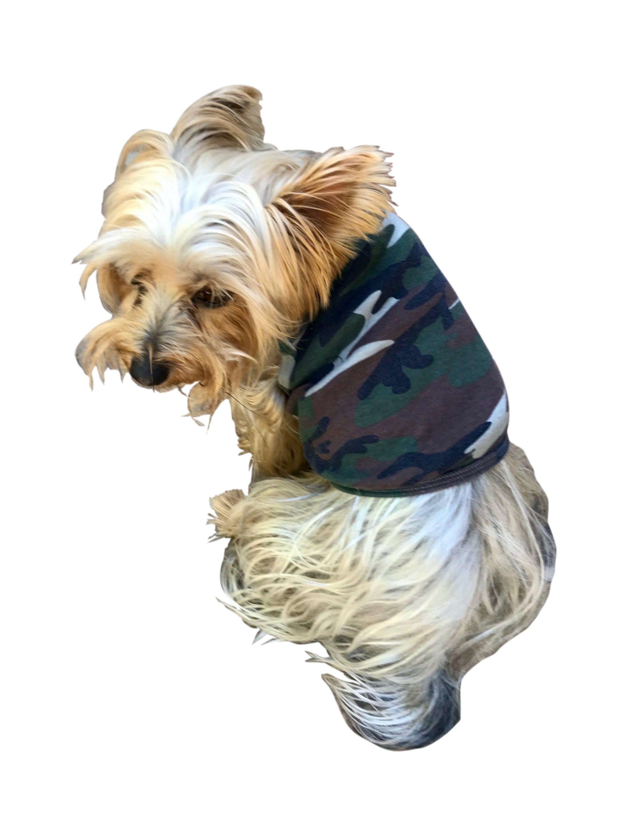 Olive Camo Tank with Curved bottom