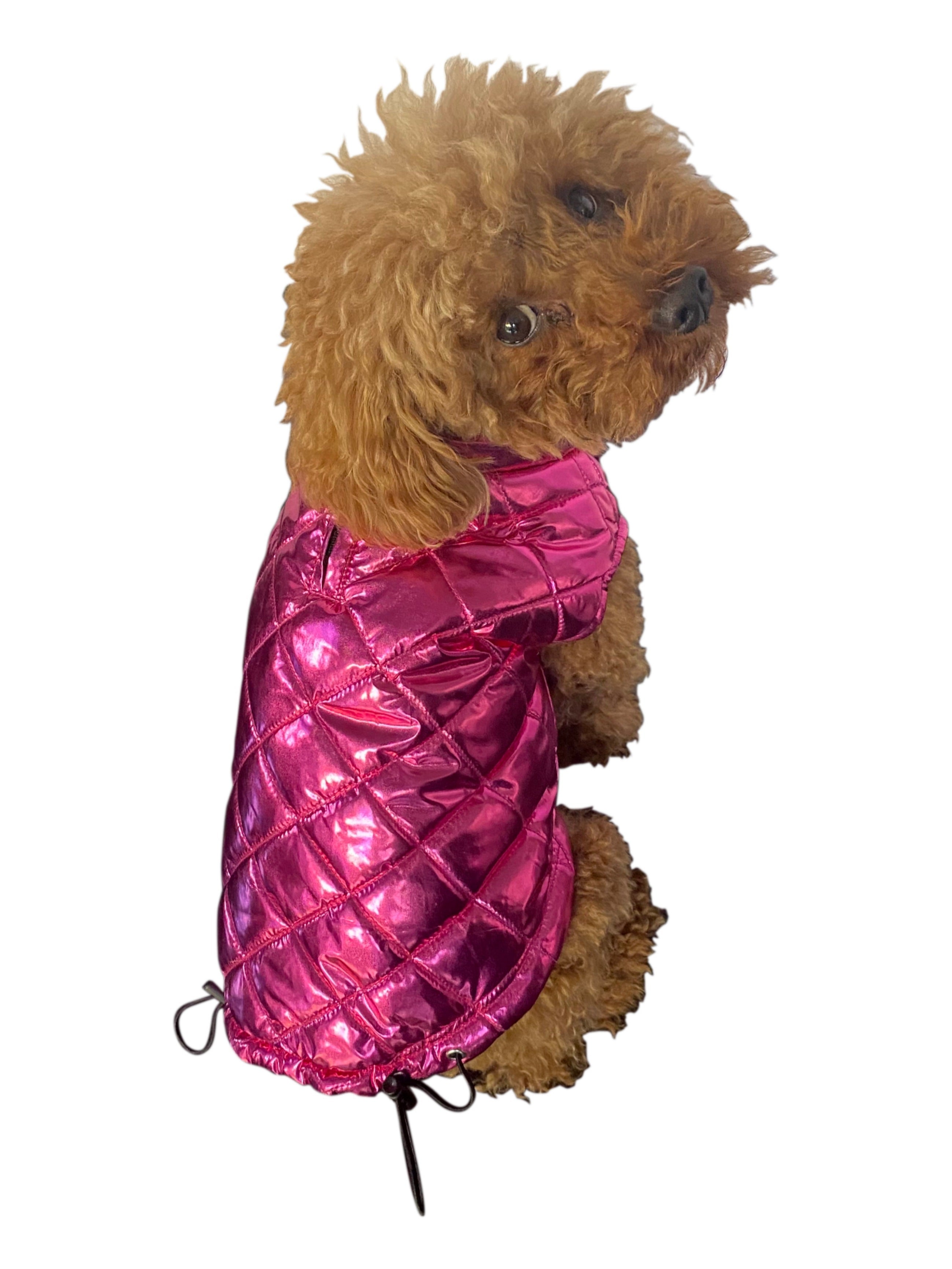 Mercedes Metallic Coat, Raspberry