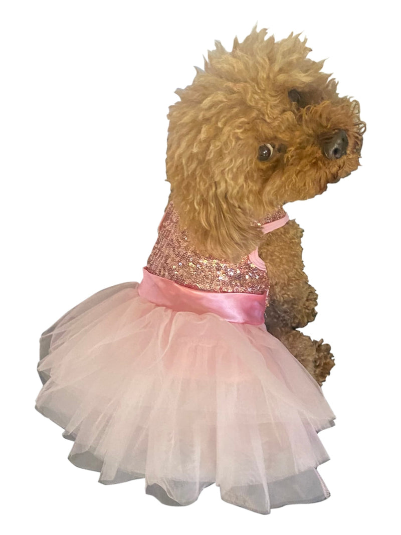 Over the Top Iridescent Blush Sequin Tutu