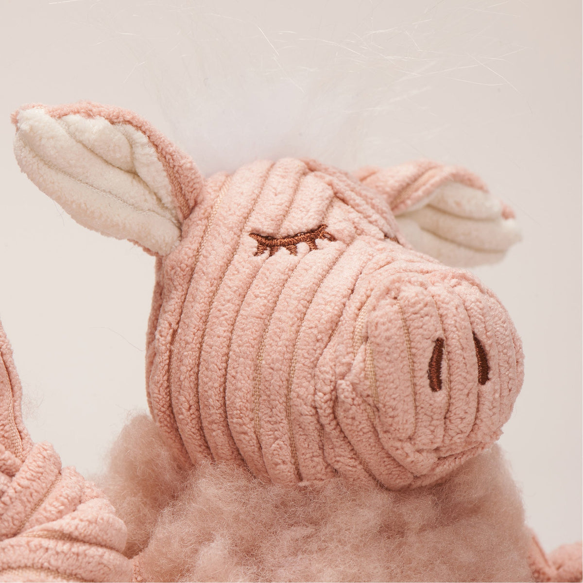 Penelope Pig HuggleFleece FlufferKnottieTM Plush Dog Toy
