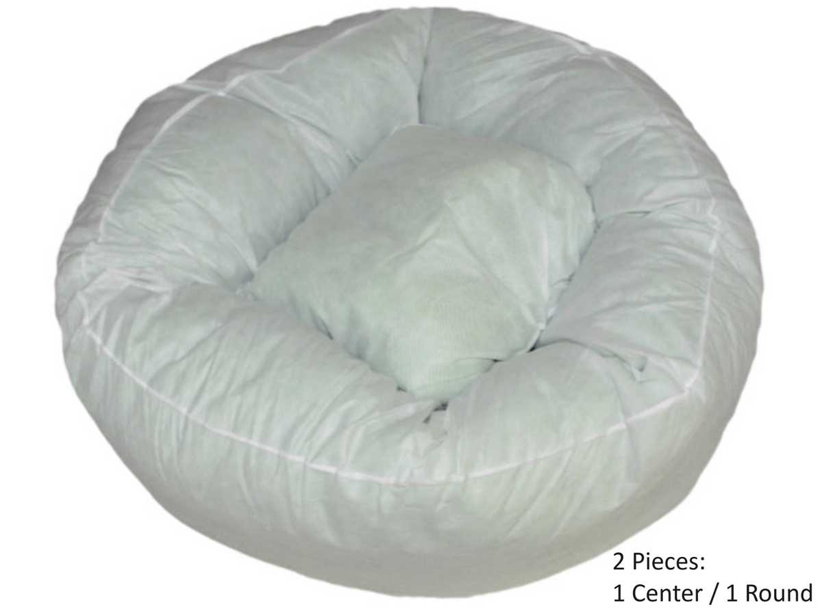 Bessie and Barnie Bagel Bed - Pillow Insert Only other white pet supplies