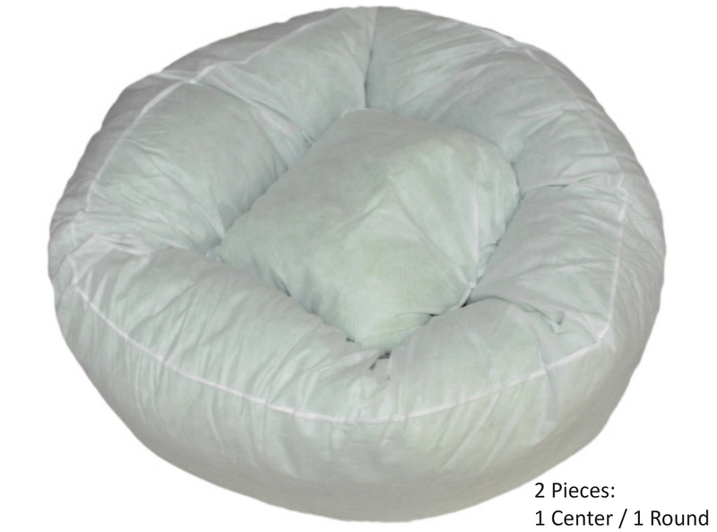 Bessie and Barnie Bagel Bed - Pillow Insert Only other white pet supplies