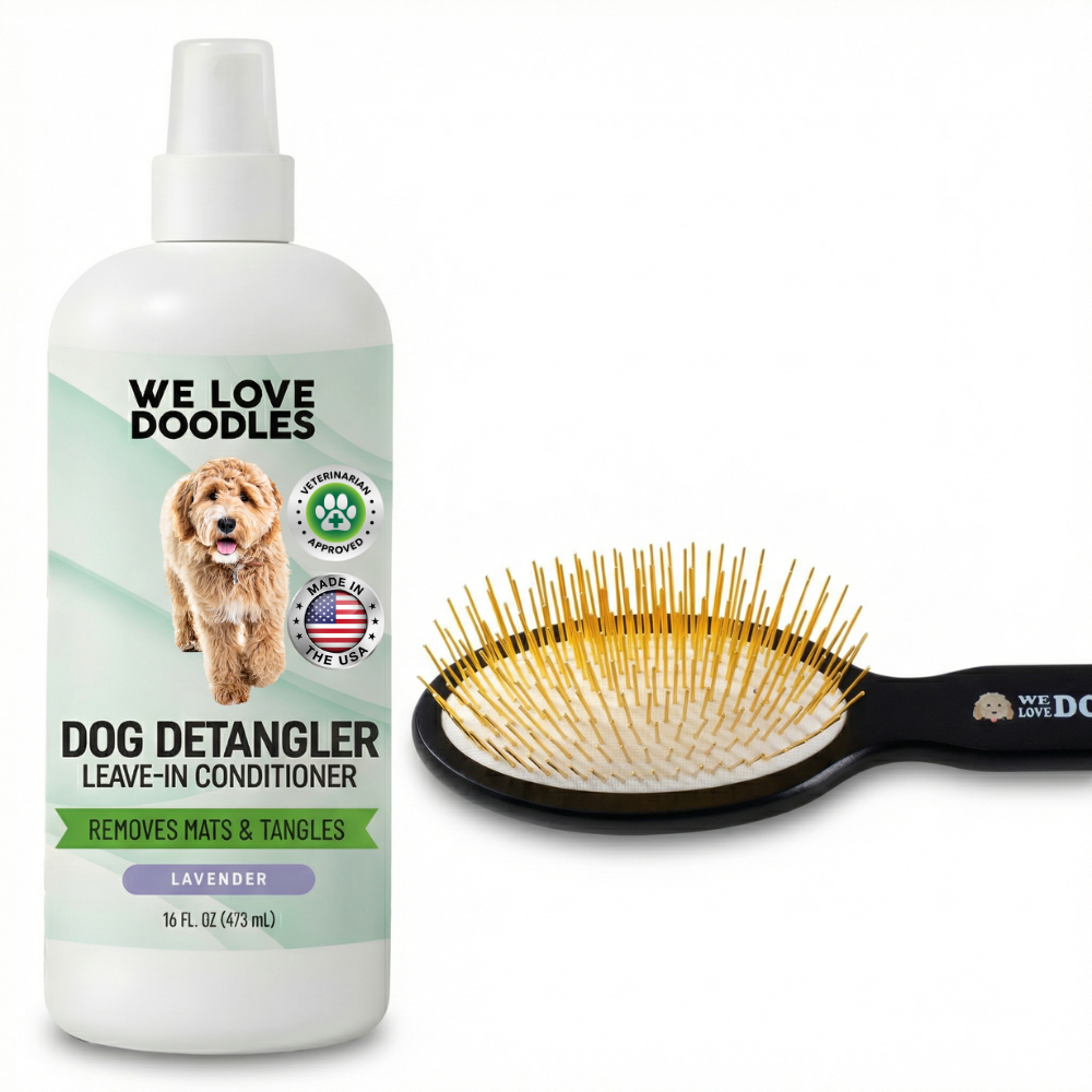 Pin Brush & Lavender Detangler Bundle