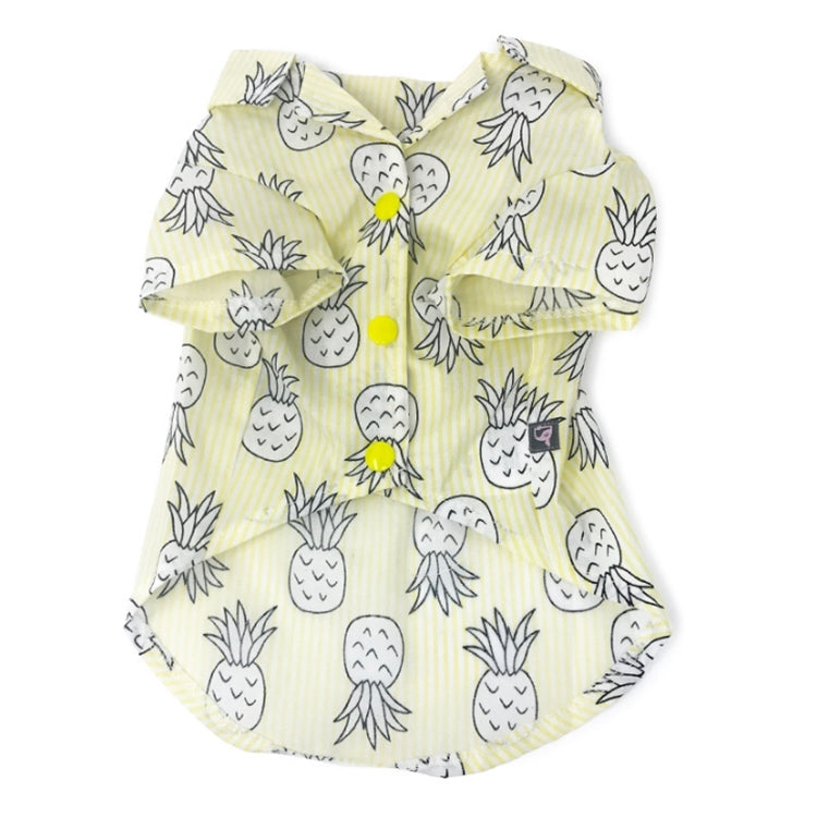 DOGO Pineapple Striped Dog Shirt