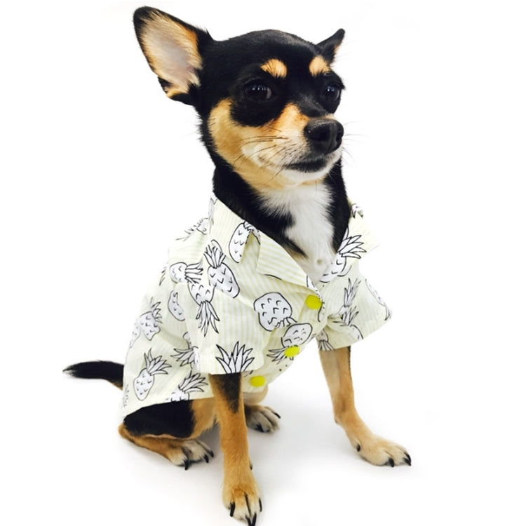 DOGO Pineapple Striped Dog Shirt