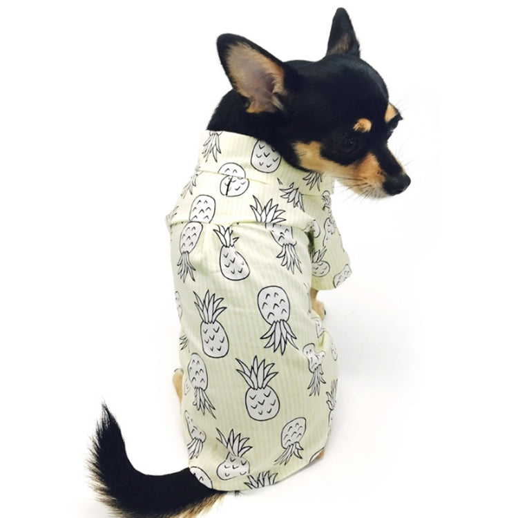 DOGO Pineapple Striped Dog Shirt