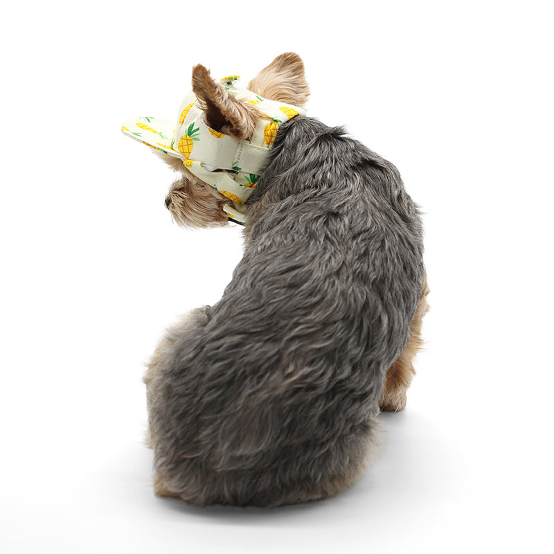 DOGO Yellow Pineapple Dog Baseball Hat