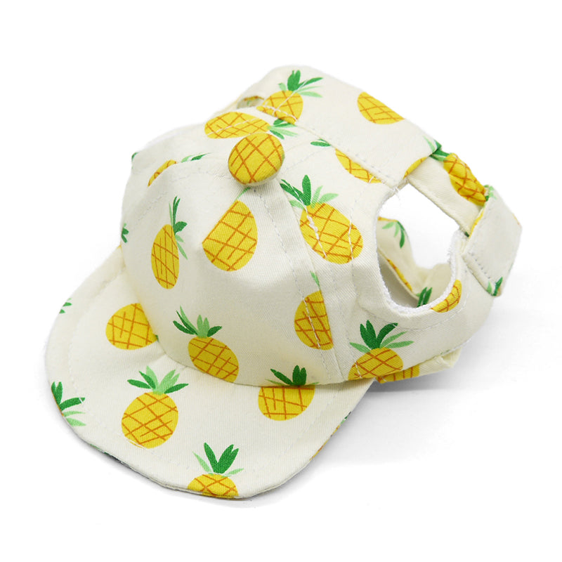 DOGO Yellow Pineapple Dog Baseball Hat