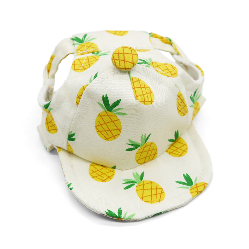 DOGO Yellow Pineapple Dog Baseball Hat