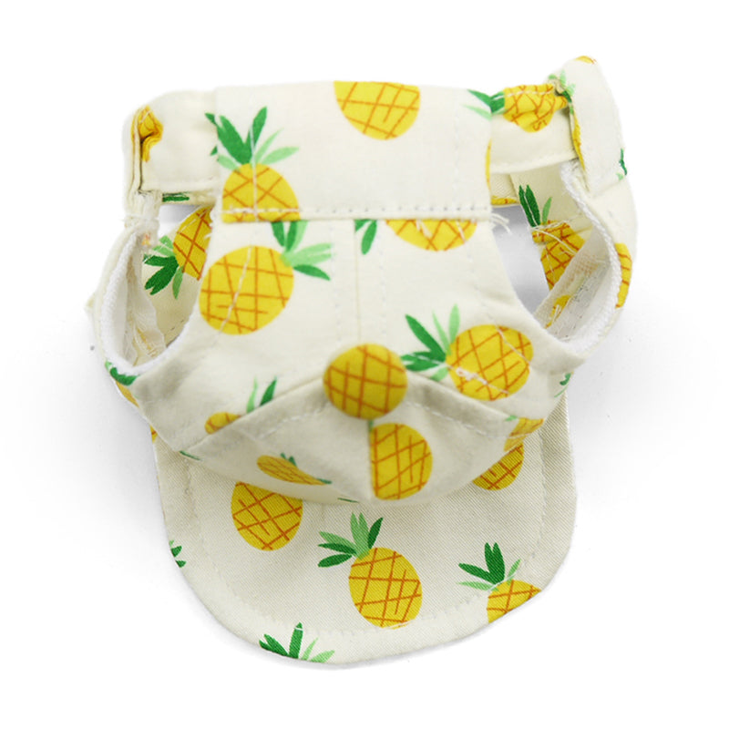 DOGO Yellow Pineapple Dog Baseball Hat