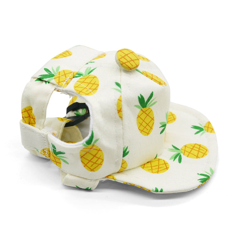 DOGO Yellow Pineapple Dog Baseball Hat