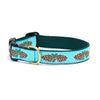 Up Country Pinecones Cast Brass Dog Collar