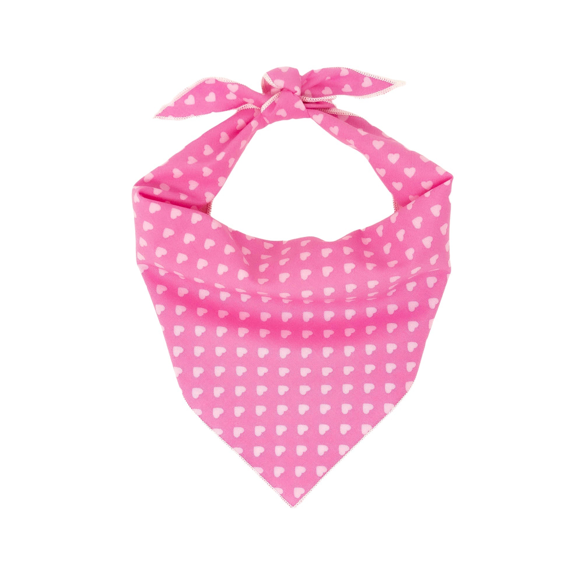 Pink Hearts Valentine Bandana