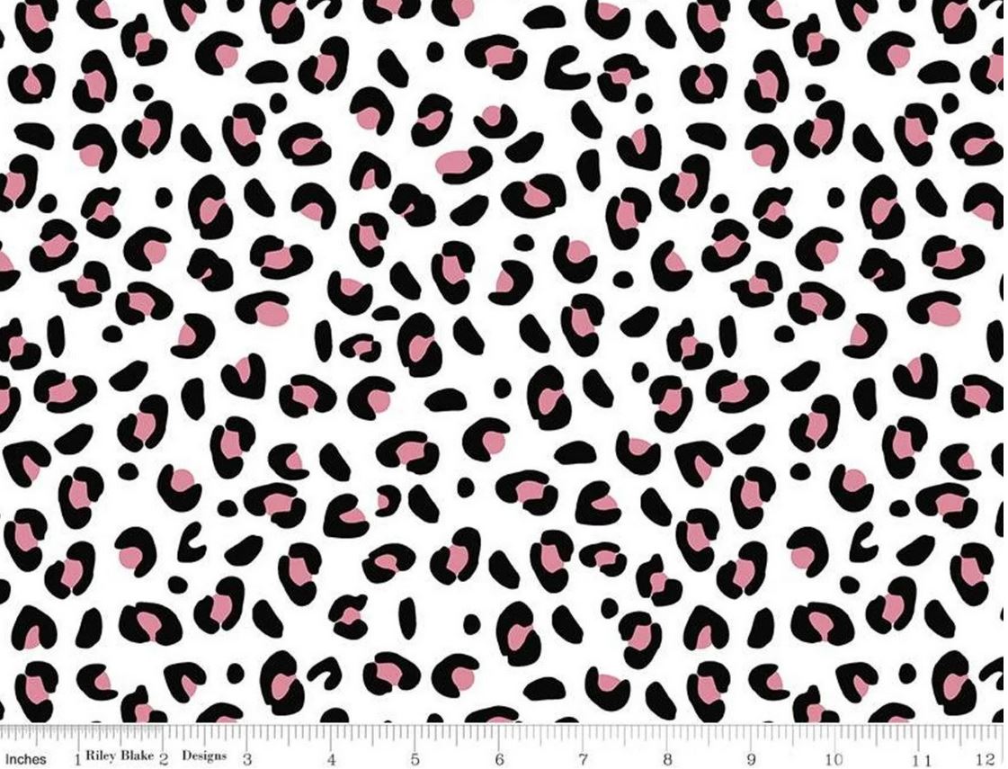 Pink Leopard Print Bandana