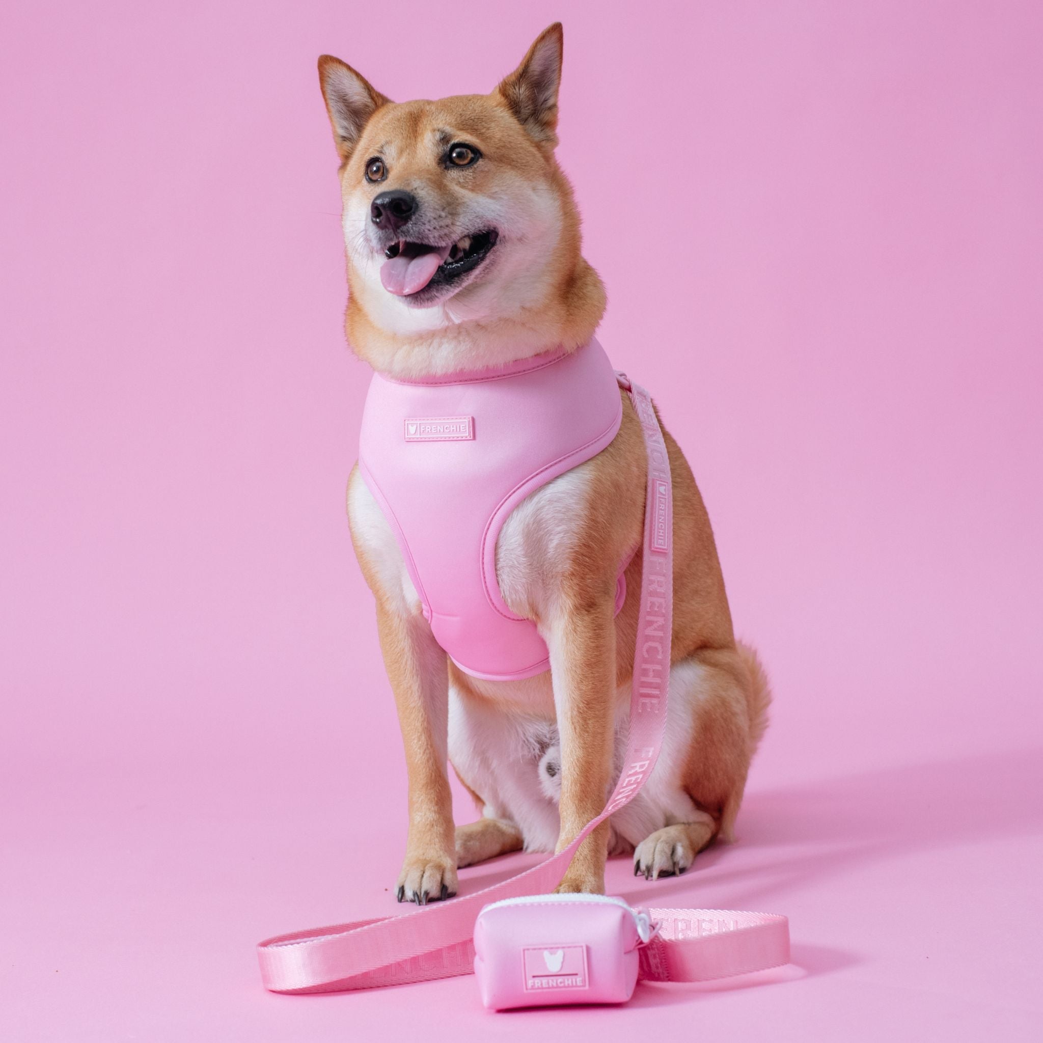 Frenchie Poo Bag Holder - Pink Bubblegum