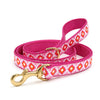 Up Country Pink Crush Cast Brass Dog Leash
