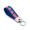 Up Country Pink Garden Cast Brass Key Ring