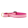 Up Country Pink Gingham Cast Brass Martingale Collar