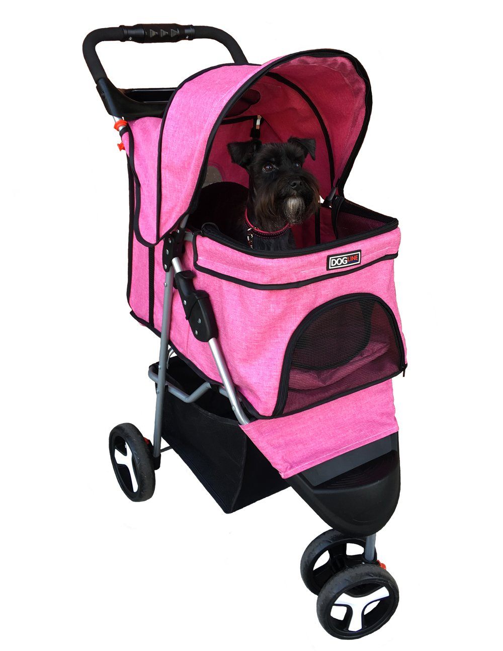 Dogline Casual Pet Stroller with Removable Cup Holder