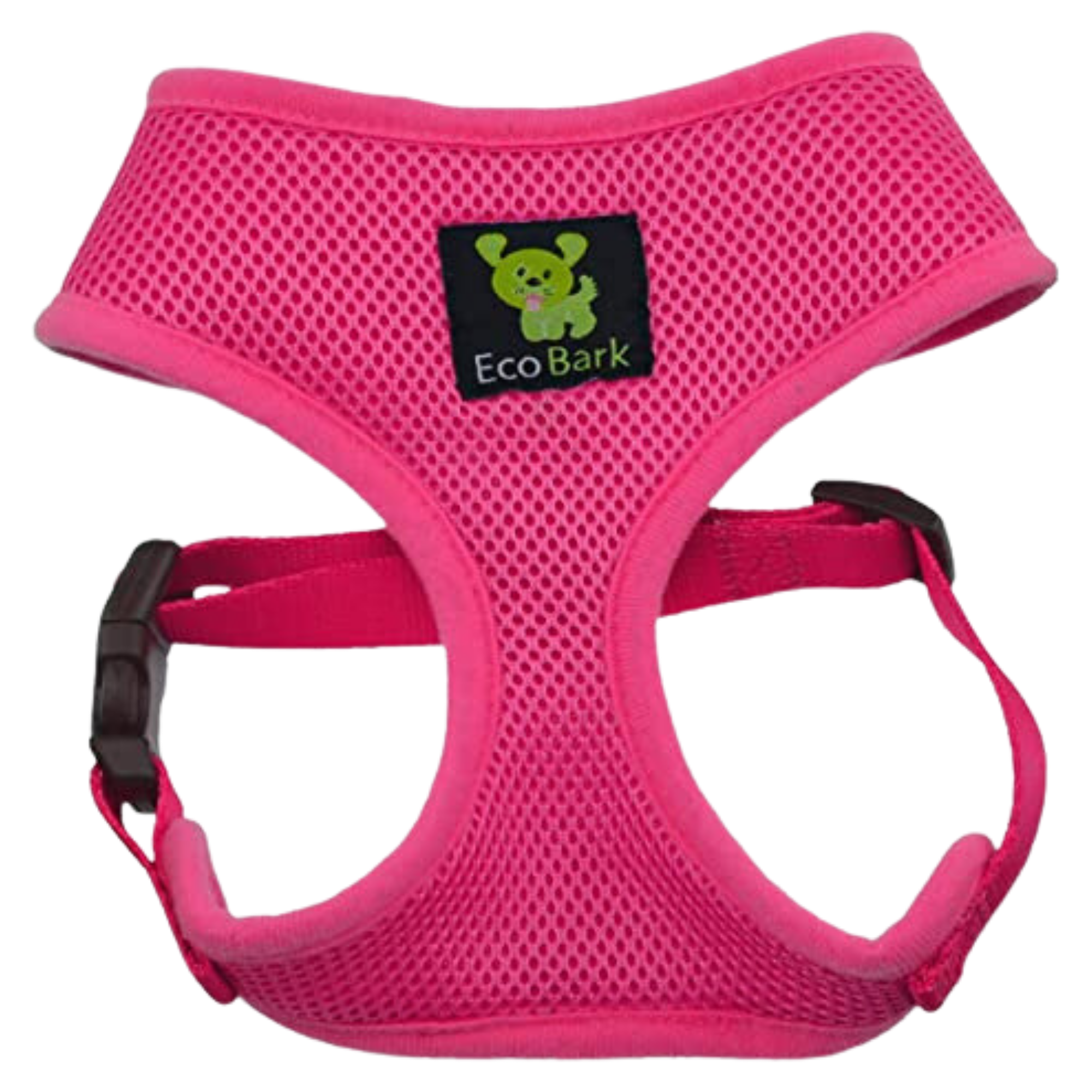 EcoBark Pink Dog Harness - Over-the-Head Soft Mesh Dog Vest Halter for Small to Medium Dogs and Puppies