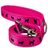 Pink Dog Leash by EcoBark - Padded Comfort Grip Leash - 4ft, 5ft, and 6ft Leash for Teacup, Small, and Medium Dogs