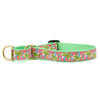 Up Country Pink Palms Cast Brass Martingale Collar