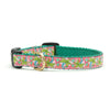 Up Country Pink Palms Small Breed Dog Collar Made in USA