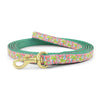 Up Country Pink Palms Small Breed Dog Leash Made in USA