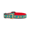 Up Country Pizza Lover Small Breed Dog Collar Made in USA