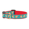 Up Country Pizza Lover Cast Brass Dog Collar