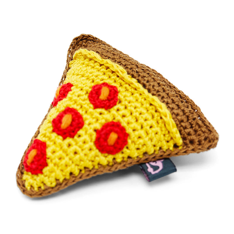DOGO Pizza Crochet Dog Toy